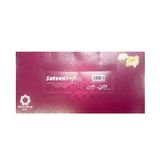 SATEENSOFT PURPLE JUMBO PACK PREMIUM COTTON DRY TISSUE WIPES