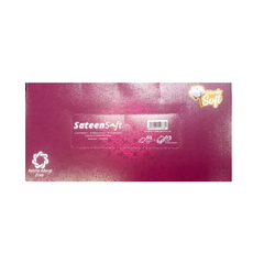 SATEENSOFT PURPLE JUMBO PACK PREMIUM COTTON DRY TISSUE WIPES