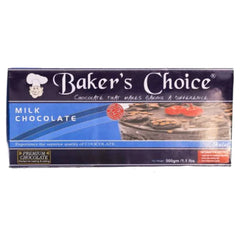 BAKERS CHOICE MILK CHOCOLATE 500 GM