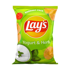 LAYS CHIPS YOGURT & HERB 72 GM