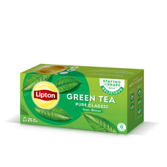 LIPTON GREEN TEA PURE CLASSIC 25BAGS 32.5 GM