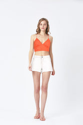 BLS - Belle Non Padded Lace Bralette - Peach Rose