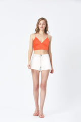 BLS - Belle Non Padded Lace Bralette - Peach Rose