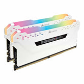 Corsair CMW16GX4M2C3200C16W VENGEANCE RGB PRO 16GB (2 x 8GB) DDR4 DRAM 3200MHz C16 Memory Kit — Whit