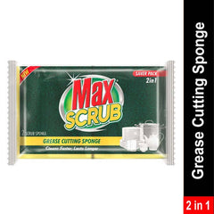 MAX GREASING CUTTING MULTI REGULAR 2IN1 SPONGE WITH SCRUB