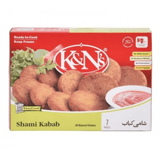K AND N SHAMI KABAB SMALL 7 PCS 252 GM