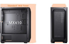 Cougar MX410 Mesh Powerful and Compact Mid-Tower with Mesh Front Panel Gaming Case