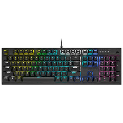 Corsair K60 RGB PRO Mechanical Gaming Keyboard — CHERRY VIOLA — Black