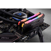Corsair VENGEANCE® RGB PRO 16GB (2 x 8GB) DDR4 DRAM 3200MHz C16 Memory Kit Black