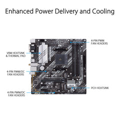 ASUS PRIME B550M-A WI-FI AM4 Micro-ATX Motherboard