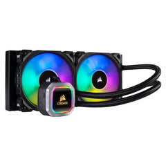 BOX OPEN Corsair Hydro Series™ H100i RGB PLATINUM 240mm Liquid CPU Cooler USED FOR 2 MONTHS