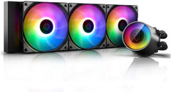 DEEPCOOL Castle 360 RGB V2, Addressable RGB AIO Liquid CPU Cooler