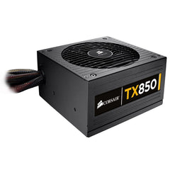 USED Corsair TX Series™ TX850 — 80 PLUS® Bronze Certified 850 Watt High Performance Power Supply Wit