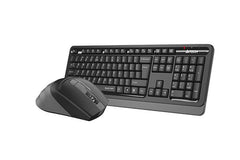 A4Tech FGS1035Q FSTYLER 2.4G Power Saving Multimedia Wireless (Keyboard+Mouse) - Grey