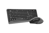 A4Tech FGS1035Q FSTYLER 2.4G Power Saving Multimedia Wireless (Keyboard+Mouse) - Grey