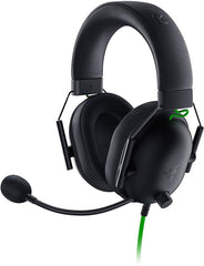 Razer BlackShark V2 X Multi-Platform Wired E-Sports Gaming Headset Black - White - Green