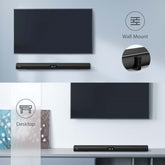 Tribit Soundbar 100W 6-Speaker Surround 2.2 Channel Remote Control Optical/Aux/USB/HDMI