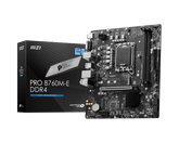 MSI PRO B760M-E DDR4 Motherboard | Supports 12th/13th Gen Intel Core Processor | 1x PCI-E x16, Gen4 x4 M.2 | Dual Channel DDR4