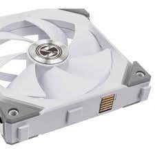 Lian Li UNI Fan SL120 Single Pack White Without Controller (ARGB 120mm LED PWM Daisy-Chain) 12UF1W