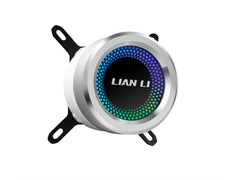 LIAN LI GALAHAD AIO 240 RGB WHITE, Dual 120mm Addressable RGB Fans AIO CPU Liquid Cooler