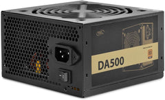 DEEPCOOL DA500 80 Plus Bronze certified 500W Power Supply - 140mm PWM Silent Fan | DP-BZ-DA500N