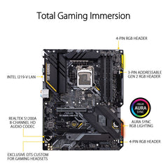 Asus TUF GAMING Z490-PLUS LGA 1200 ATX Gaming Motherboard