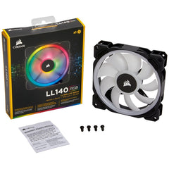 Corsair LL140 RGB 140mm Dual Light Loop RGB LED PWM Fan — Single Pack