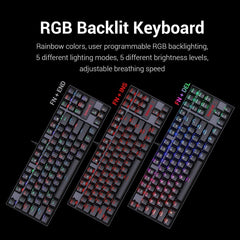 Redragon K552-RGB-BA Mechanical Gaming Keyboard and Mouse Combo