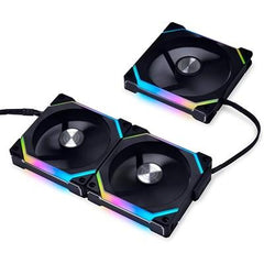 LIAN LI UNI Fan SL V2 120 ARGB PWM 120mm 2000RPM (3pcs) with Controller - Black - White
