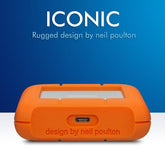 LaCie 4TB Rugged USB 3.1 Gen 1 Type-C External Hard Drive STFR4000800