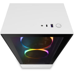 NZXT H510 Elite Premium Compact Mid-tower ATX Case (Matte White)
