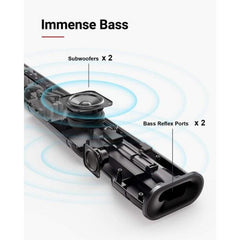 Nebula Soundbar – Fire TV Edition, 4K HDR Support, 2.1 Channel, Built-In Subwoofers, Voice Remote With Alexa