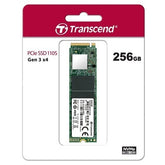 Transcend PCIe SSD 110S 256GB NVMe PCIe M.2 Solid State Drive TS256GMTE110S