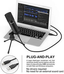 Fifine K730 USB Condenser Microphone With Volume Dial