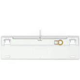 Glorious GMMK White Ice Edition RGB Modular Mechanical Gaming Keyboard - Full Size, GLO-GMMK-FS-BRN-