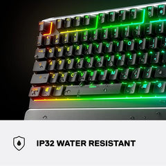 SteelSeries Apex 3 TKL Dedicated Multimedia Controls - Customizable 8-zone RGB Gaming Keyboard - 64831