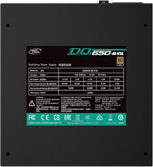 DeepCool DQ650-M-V2L 650W ATX12V / EPS12V 80 Plus Gold Certified Fully Modular Power Supply