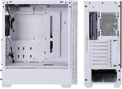 Lian Li LANCOOL 205 Tempered Glass Side Panel Mid-Tower ATX Computer Case PC Gaming Case (White)