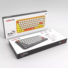 AJazz 308i Retro Wireless Bluetooth Keyboard 84 Keys BT