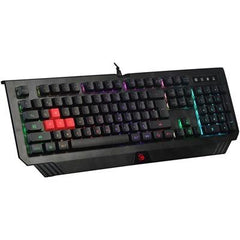 Bloody B120N Neon Illuminate Revolutionary Anti Ghosting Gaming Keyboard Black