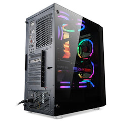 1stPlayer B7 (Black) BLACK.SIR Series With 4 Fans ATX Gaming Case