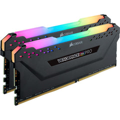 Corsair VENGEANCE® RGB PRO 16GB (2 x 8GB) DDR4 DRAM 3200MHz C16 Memory Kit Black