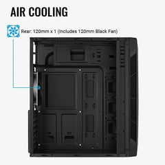 Aerocool Split Acrylic Edition RGB Mid Tower Chassis