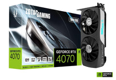 ZOTAC GAMING GeForce RTX 4070 Twin Edge 12GB GDDR6X Graphics Card ZT-D40700E-10M