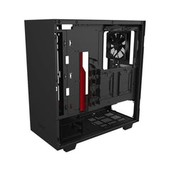 NZXT H510 Mid-Tower PC Gaming Case – Matte Black/Red