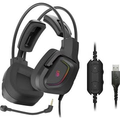 A4Tech Bloody G575 Pro - Detachable Single-Directional Noise Cancelling RGB Wired Gaming Headphones
