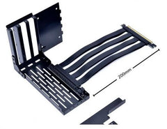LIAN LI LANCOOL II-1X Premium PCI-E x16 3.0 Black Extender Riser Cable 200mm and Cover Bracket for LANCOOL II/LANCOOL 2/LANCOOL Two - LANII-1X