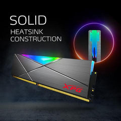 XPG 8GB/3200 D50 DDR4 DUAL PACK GAMING RAM (BLACK)