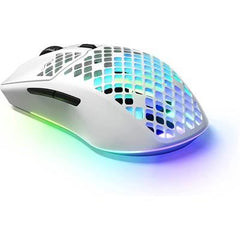 SteelSeries Aerox 3 (2022) Snow TrueMove Air Sensor, Highly-Light Weighted Wireless Gaming Mouse - 62608