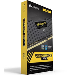 Corsair Vengeance® LPX 16GB (2x8GB) DDR4 DRAM 3000MHz C15 Memory Kit - Black (CMK16GX4M2B3000C15)
